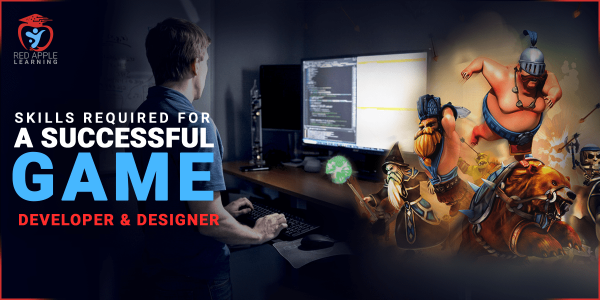 What skills does a game developer need?