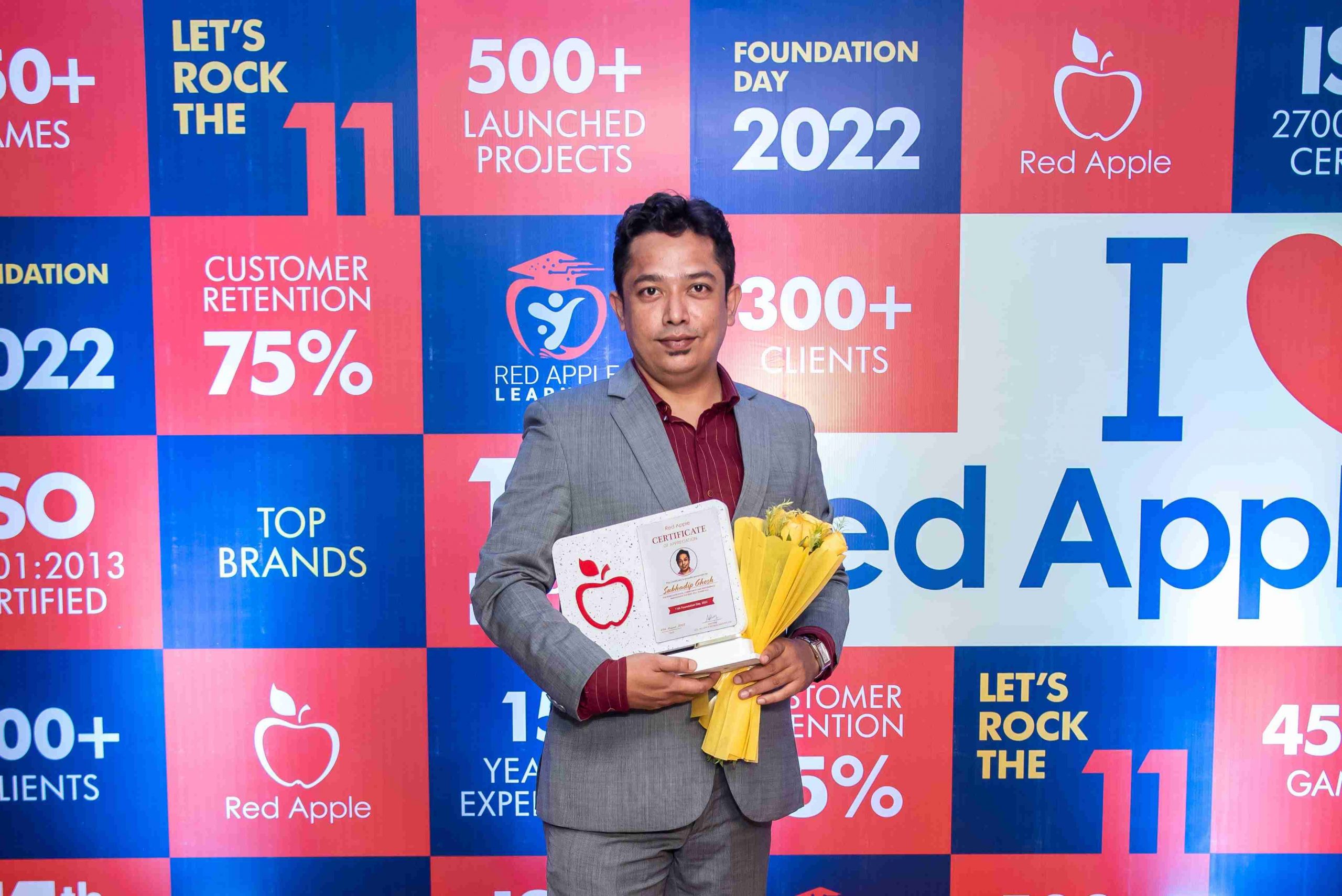 red apple learning animation institute in kolkata award-compressed