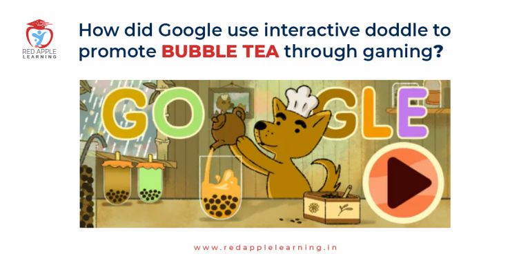 How did Google Use Interactive Doodle to Promote Bubble Tea Through Gaming