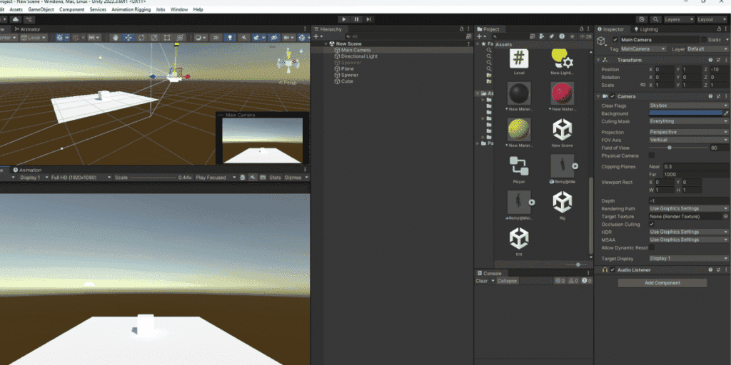 Steps to Make a Simple Game in Unity