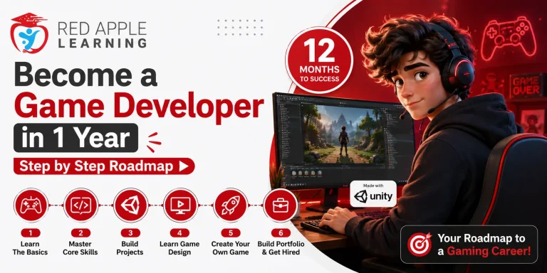 Become a Game Developer in 1 Year – Step by Step Roadmap