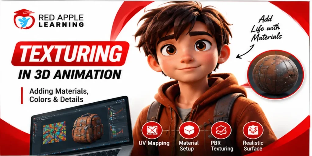 Texturing in 3D Animation